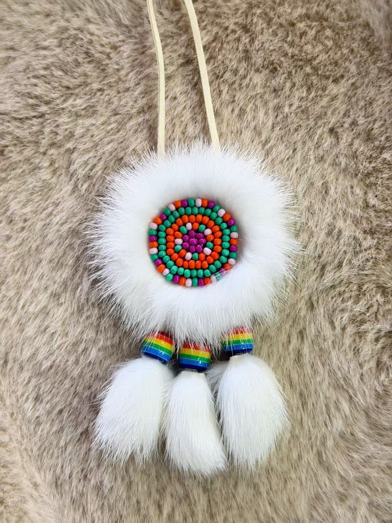 GeYou Inner Mongolia Series Snowflake Single-Sided Car Hanging Ornament