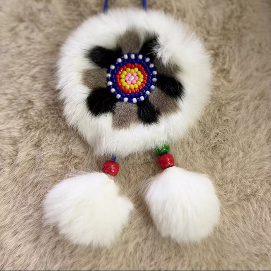 Rabbit Hair Single-Sided Sunflower Semi-Finished Product